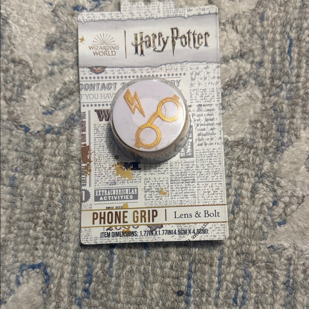 Warner Bros. White and Gold Harry Potter Phone Grip